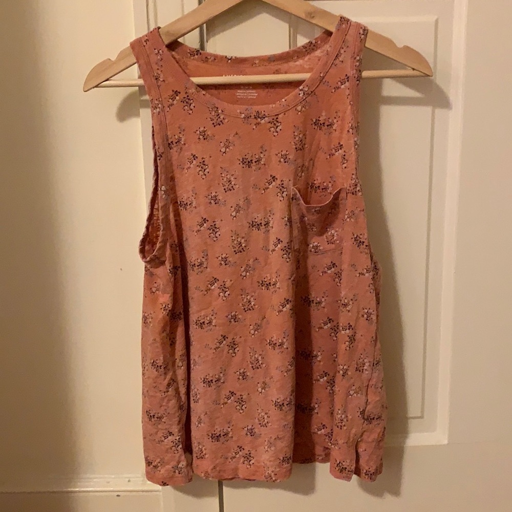 American Eagle Flowy Floral Tank